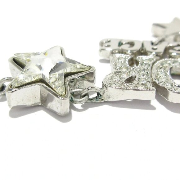 Auth DIOR/ChristianDior - Silver Hardware Rhinestones Necklace - Picture 2 of 8